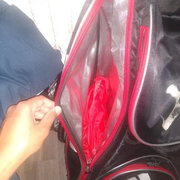 Adidas Red and Black Tour Tennis Bag